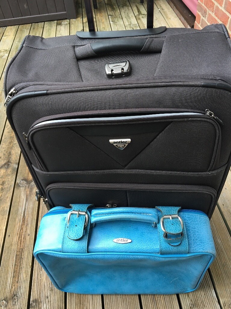 small antler suitcase